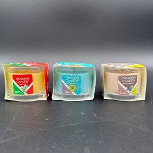 Yankee Mini Candle Trio: Sun Club By The Pool Lucky Sweater Fragrances